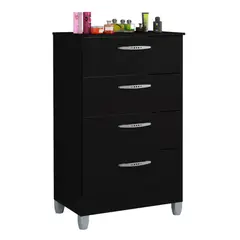 AKIVOY - Cómoda 4 Cajones 97x59c40 Color Negro