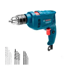 BOSCH - Taladro Percutor 550 W 1/2 Pulgada Gsb 550 + 14 Accesorios