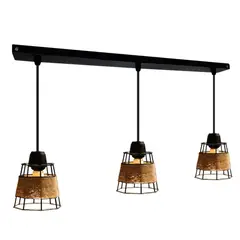 LUZ AND AMBIENTE - Colgante 3 Luces Jaula Octagonal Luz & Ambiente