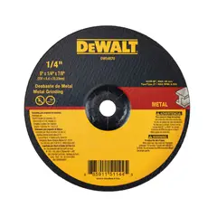 DEWALT - Disco Abrasivo Desbaste Metal 9 X 1/4 Ref DW44870