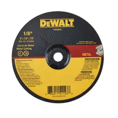 DEWALT - Disco Abrasivo Corte Metal 9 X 1/8 Pulgada Ref Dw44860