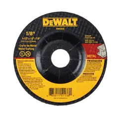 DEWALT - Disco Abrasivo Corte Metal 4 1/2 X 1/8 Ref DW44820