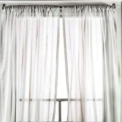 CASA BONITA - Cortina Yincana 150x165 Cm Blanca