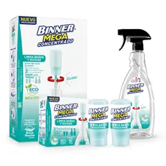 BINNER - Kit Limpiador Megaconcentrado Baño Ducha 100 Ml
