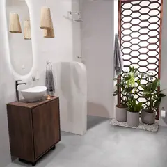CORONA - Mueble Oporto Vital 60cm a Piso con Lavamanos Vento