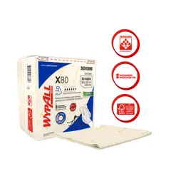 WYPALL - Paños De Limpieza X80 Amarillo Power Pockets Limpieza Especializada