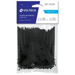 TRUPER - Cinchos Plásticos Tensión 40Ib Negro Largo 20Cm