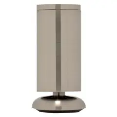 MADECENTRO - Pata Zamak Niquel Cepillado 60 mm Diámetro 50 mm con Nivelador 671