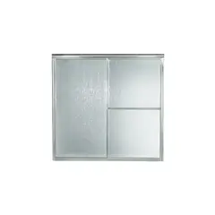 GENERICO - Mampara Corrediza para Baño Color Plateado Sterling Inc