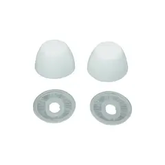 PROSOURCE - Tapa Redonda Color Blanco para Pernos de Inodoro