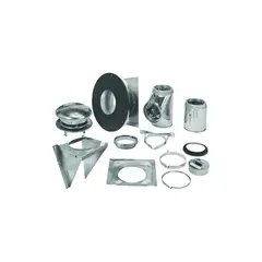 GENERICO - Juego de Soporte para Techo a través de Pared 15.24 cm