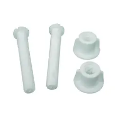 PROSOURCE - Perno para Asiento de Inodoro Regulable Color Blanco
