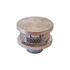 GENERICO - Tapa de Ventilación Redonda de Triple Pared 8 Pulgadas