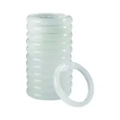 GENERICO - Argollas para Cortina de Ducha Esmerilado X 12 Piezas