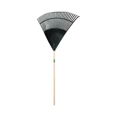 UNIONTOOLS - Rastrillo Para Hojas Con Mango de Madera y Cabeza Flexible