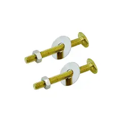 PROSOURCE - Juego de Pernos de Fijación para Inodoro de 1/4 x 5.71 cm