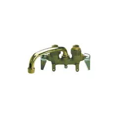 GENERICO - Grifo para Lavadero B & K 125-001 Dos Manijas Latón Cromado