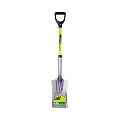 VULCAN - Pala Punta Cuadrada Para Jardín Mango Fibra Vidrio 73.66 Cm