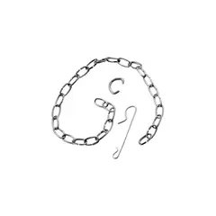 DANCO - Obturador con Cadena Universal con Cadena, Gancho y Anillo