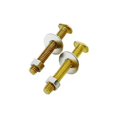 PROSOURCE - Juego de Pernos de Fijación para Inodoro de Latón de 5/16 pulgadas x 5.71 cm