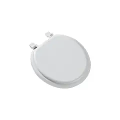 BEMIS - Asiento de Inodoro Rnd Madera Blanco