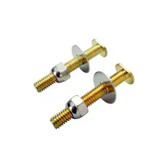 PROSOURCE - Juego de Pernos de Fijación para Inodoro de Acero de 5/16 pulgadas x 5.71 cm