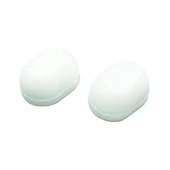 PLUM - Tapa Ovalada Color Blanco para Pernos de Inodoro