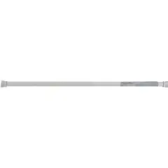 GENERICO - Barral para Cortina de Ducha Color Blanco Ajustable de 91.44 a 160.02 cm Simple Spaces
