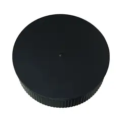 IMPERIAL - Tapa de Extremo de Drenaje Calibre 24 de 15.24 cm Negro