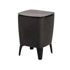MQ - Nevera Plástica Cooler Tipo Table Capri Wengue