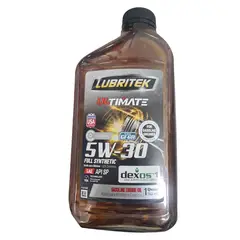 LUBRITEK - Aceite 5W-30 Sintético Ultima/Hibrido 1/4Gl