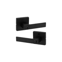 KWIKSET - Cerradura Leverset Entry Smrtky Sq Mblk