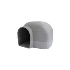 PETMATE - Casa Para Perros Husky Plastic 33.5x33.2x26pulg Grande Gris