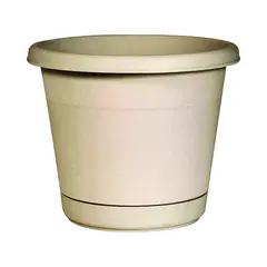 SOUTHERN PATIO - Maceta con Plato y Borde Enrollado de 40.64 cm