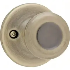 KWIKSET - Pomo Fijo Latón Antiguo