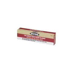 HYDE TOOLS - Hoja Tipo Navaja de Borde Simple de 0.02 cm Paquete de 100