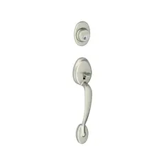 SCHLAGE - Cerradura Tirador Plymouth Satinado Níquel