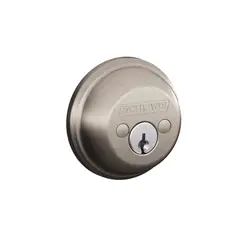 SCHLAGE - Cerrojo 2-cylinder Deadbolt K4 S Nickl