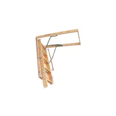 MARWIN - Escalera Plegable De Ático Superior Serie Madera Pino