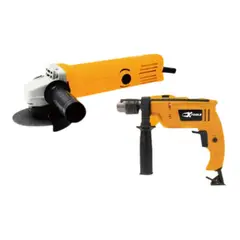 MAXTOOLS - Combo Taladro Percutor 650W 13 mm 110V + Pulidora 650W