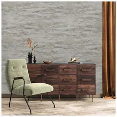 A S CREATION - Papel Colgadura Marmolizado Dorado Gris 53 cm X10 M