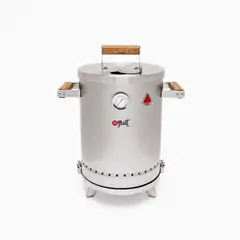 IN GRILL - Barril Asador Acero Inoxidable Mini Basik 56X30 Cm