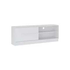 BERTOLINI - Mueble para TV 60 Pulgadas en Mdp Una Puerta Blanco