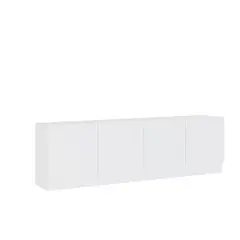 BERTOLINI - Mueble para Tv 70 Pulgadas en Mdp 4 Puertas Blanco