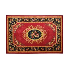 BELLAHOGAR - Tapete Crystal D585-22 Black Red 50x80