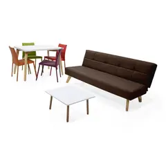 ROCA - Sofá Cama Comedor Ginebra 4 puestos 83x370x224 Colores