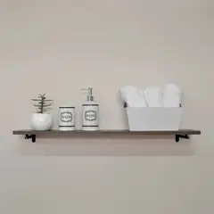 ESPACIOS ARMONICOS - Repisa Dilatada Industrial Small 80x14.5 cm Sikuany