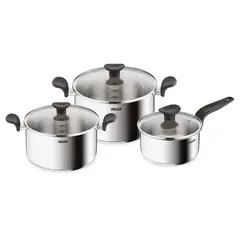 IMUSA - Bateria de Cocina 6 Piezas Acero Inoxidable Primary