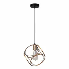 SPECTRUM - Lámpara Cub 1l E27 Bronce 6w Led