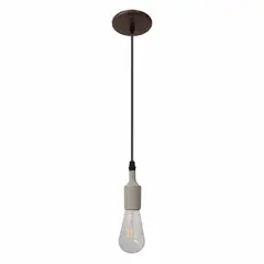SPECTRUM - Lámpara Colgante Gris 6w Led Lcalida